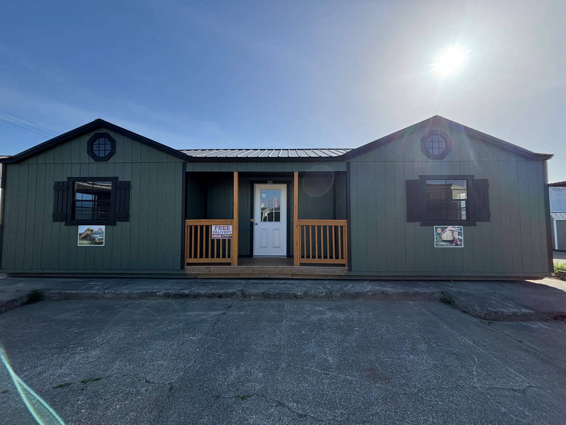 14 × 40 Utility Center Porch