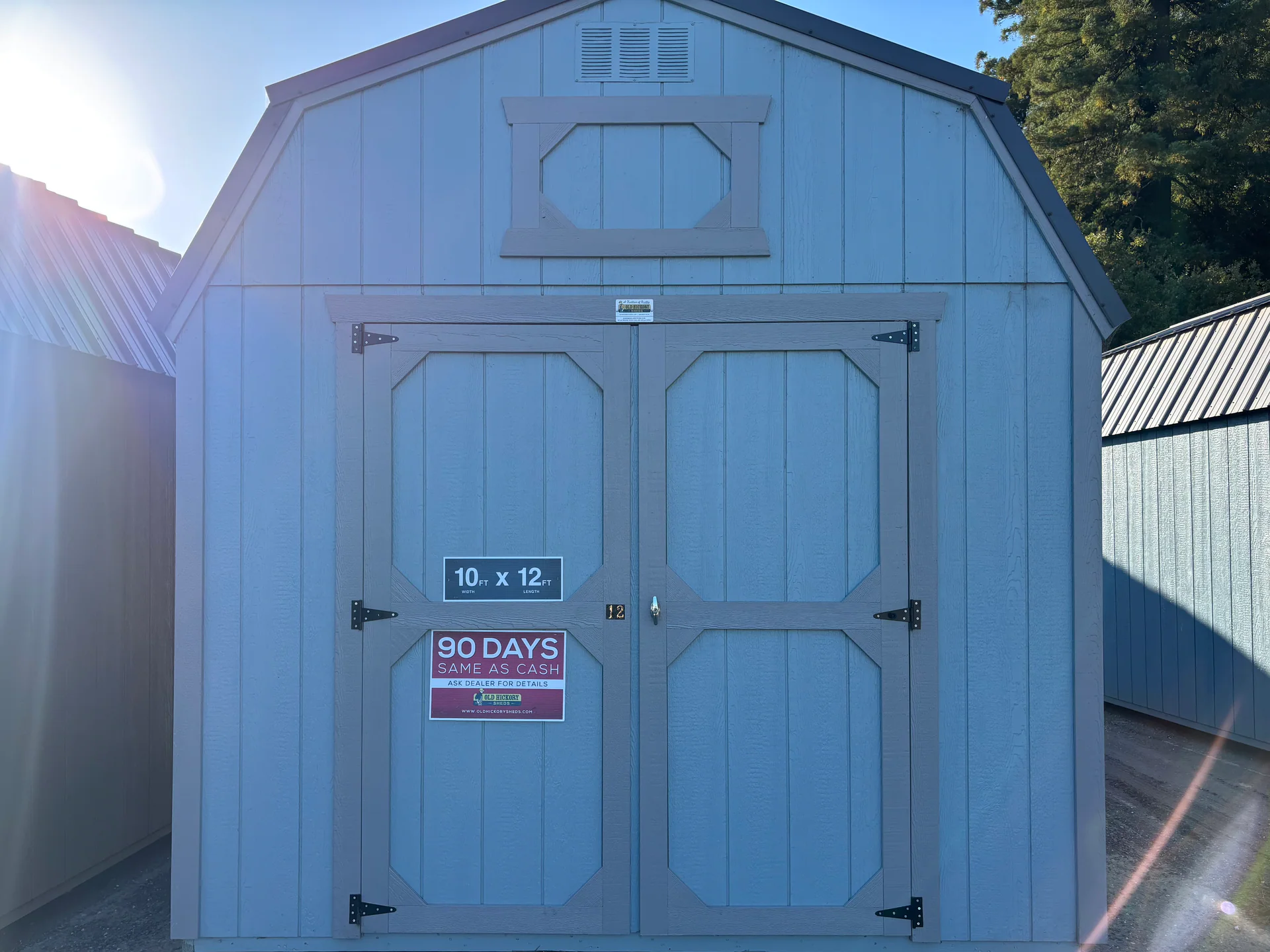 10 × 12 Lofted Barn at Rio Dell