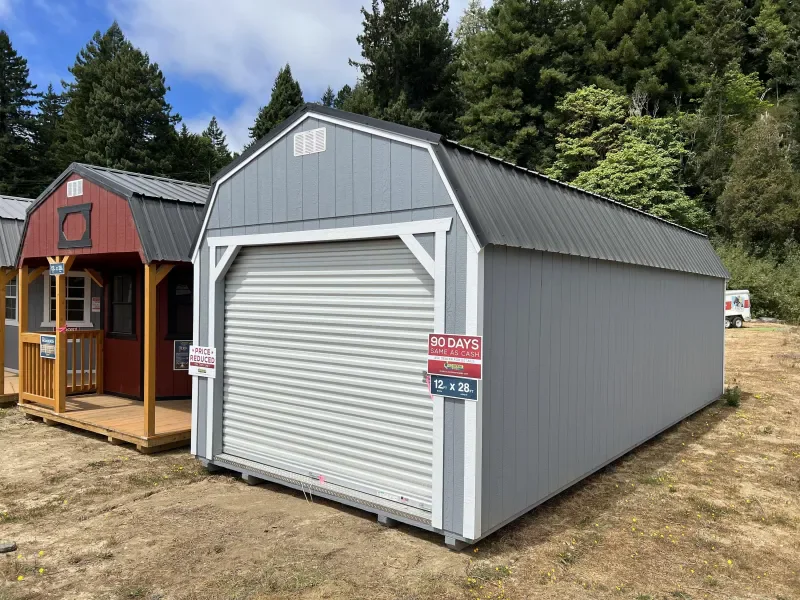 12 × 28 Lofted Barn Garage at Rio Dell