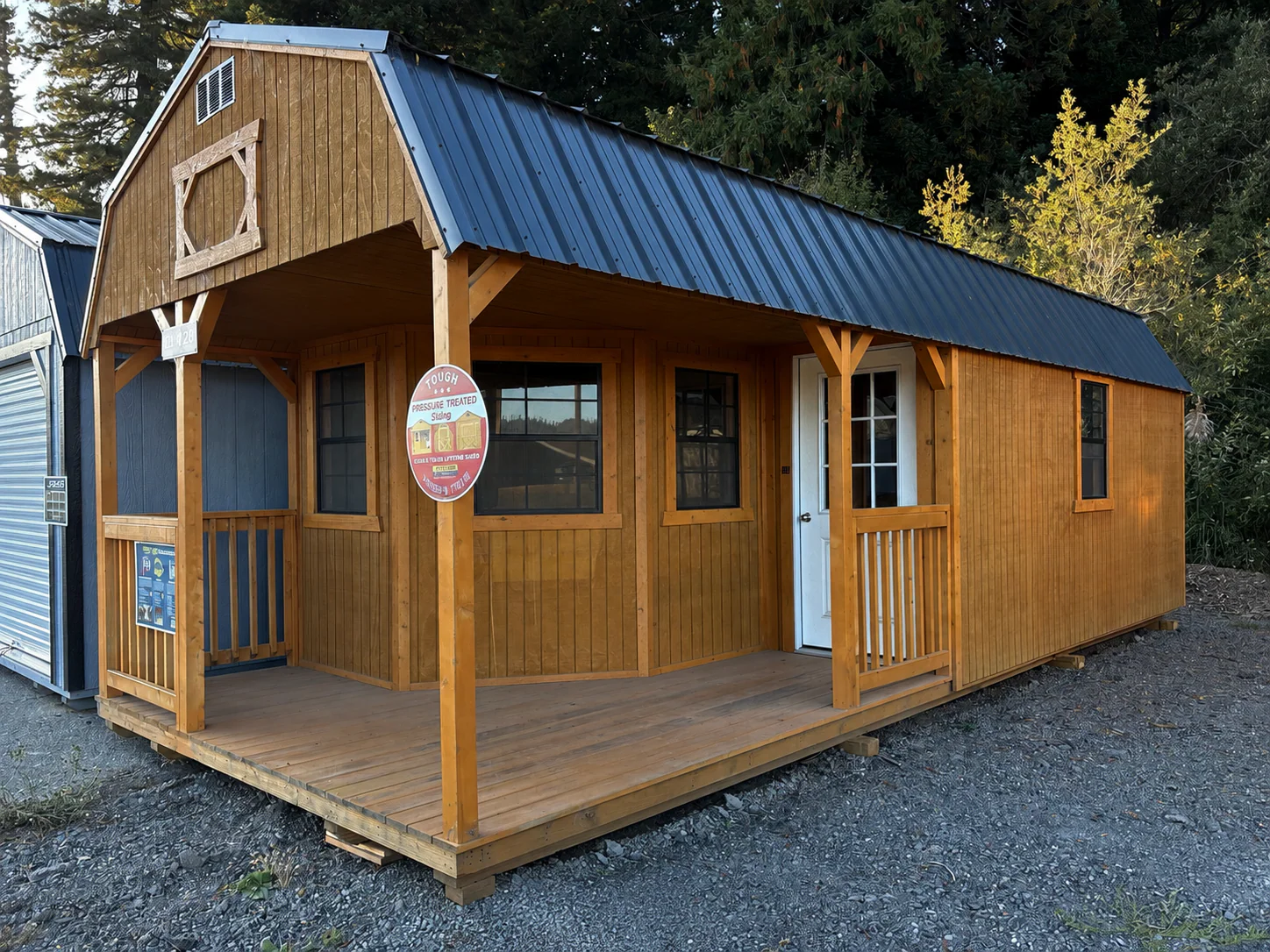 12 × 28 Lofted Barn Deluxe Playhouse at Rio Dell