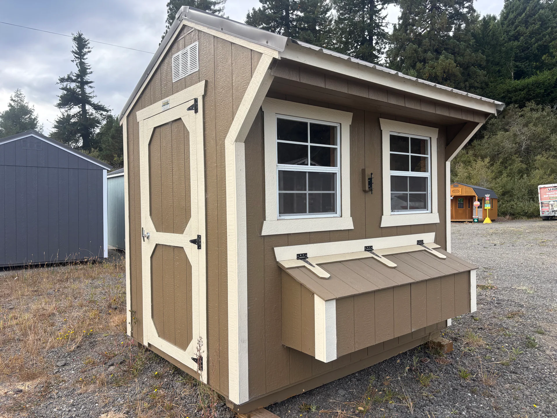 6 × 8 Chicken Coop at Rio Dell