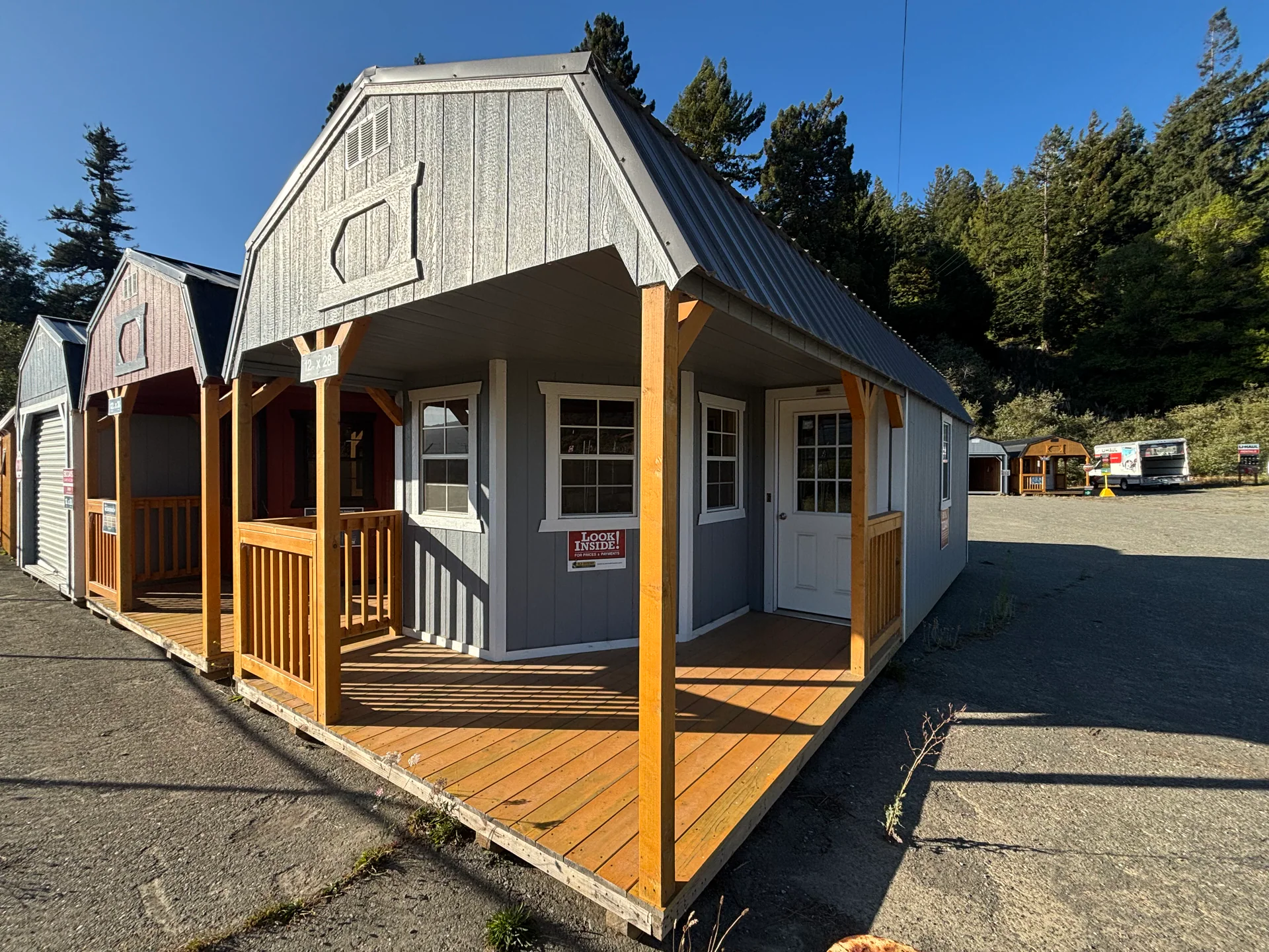 12 × 28 Lofted Barn Deluxe Playhouse at Rio Dell