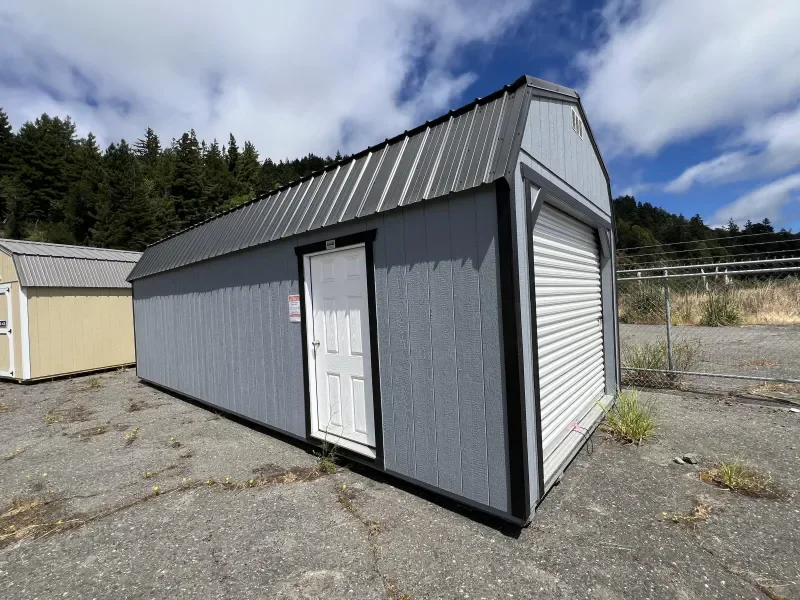 12 × 28 Lofted Barn Garage at Rio Dell