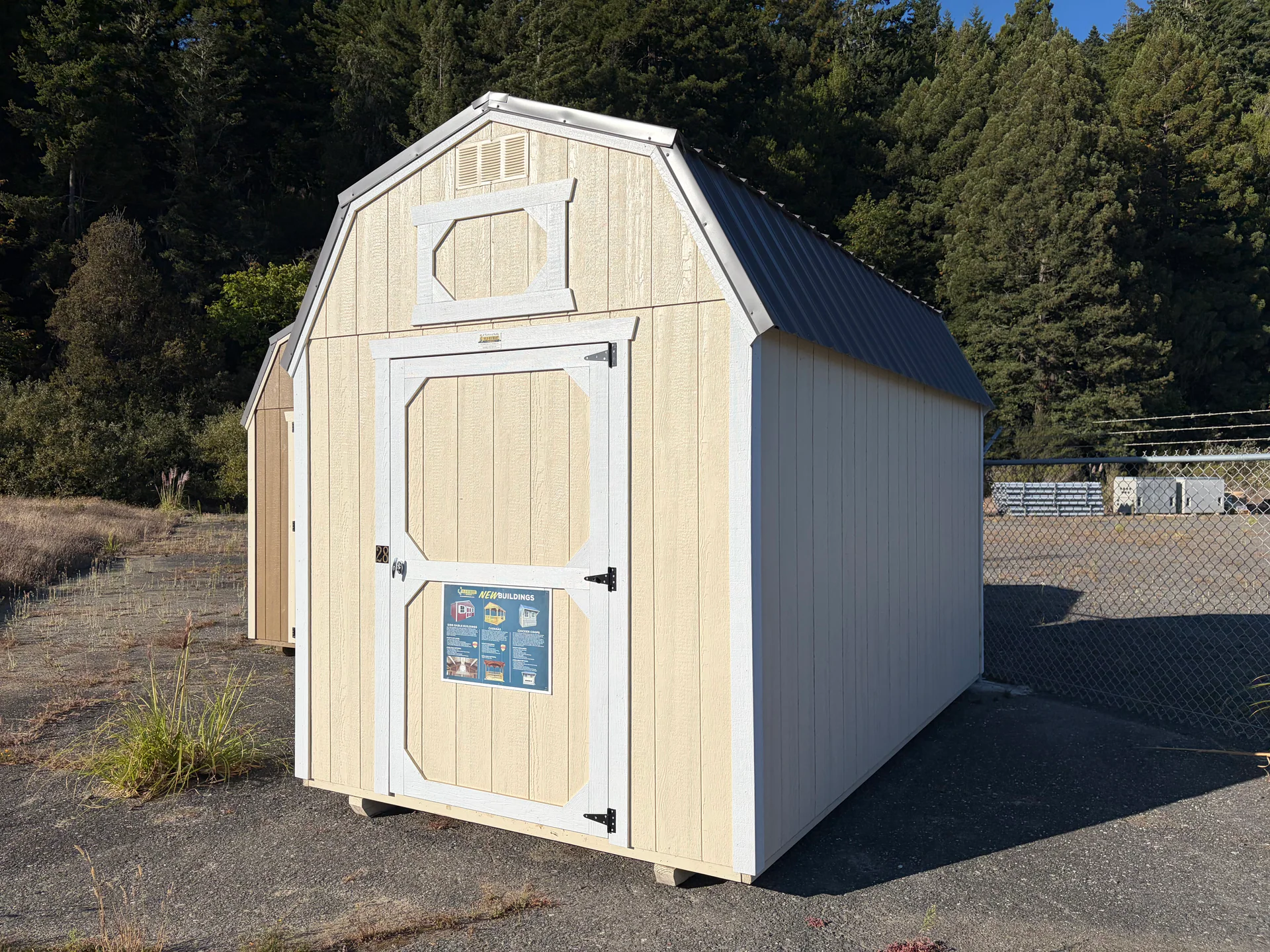 8 × 15 Lofted Barn at Rio Dell